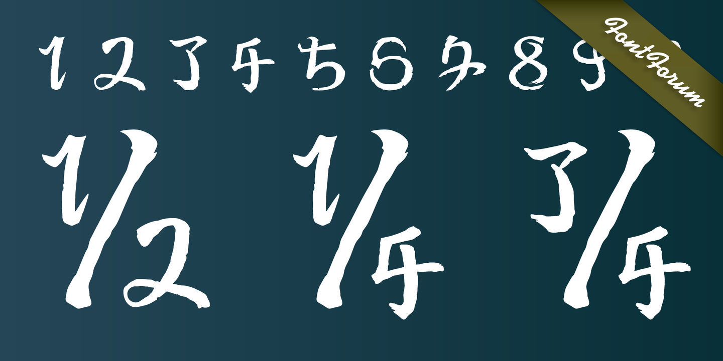 Yoriko Regular Font preview